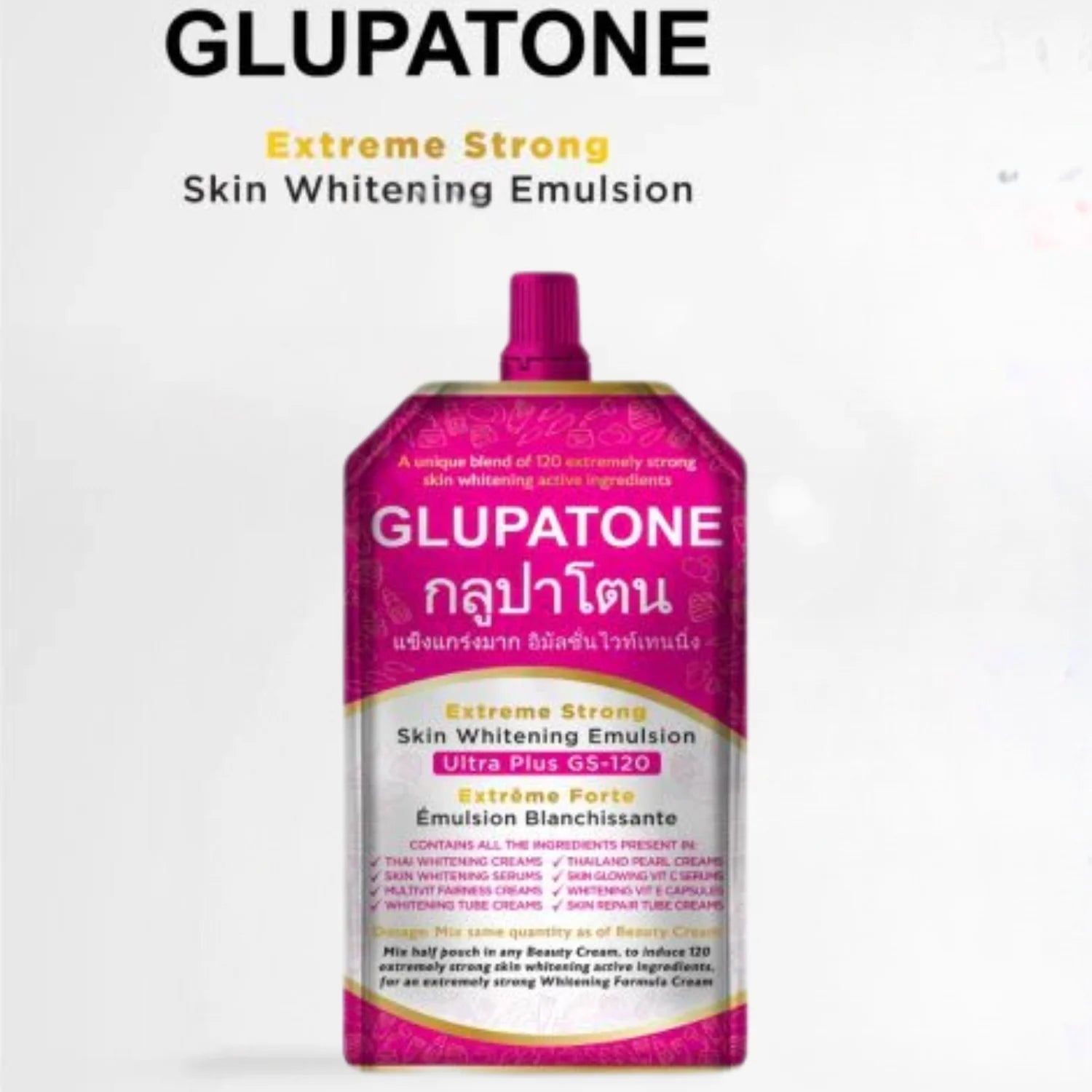 Glopatone-whiting emulsion