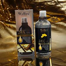 Wellice 24K Gold Keratin Serum Shampoo 500ml